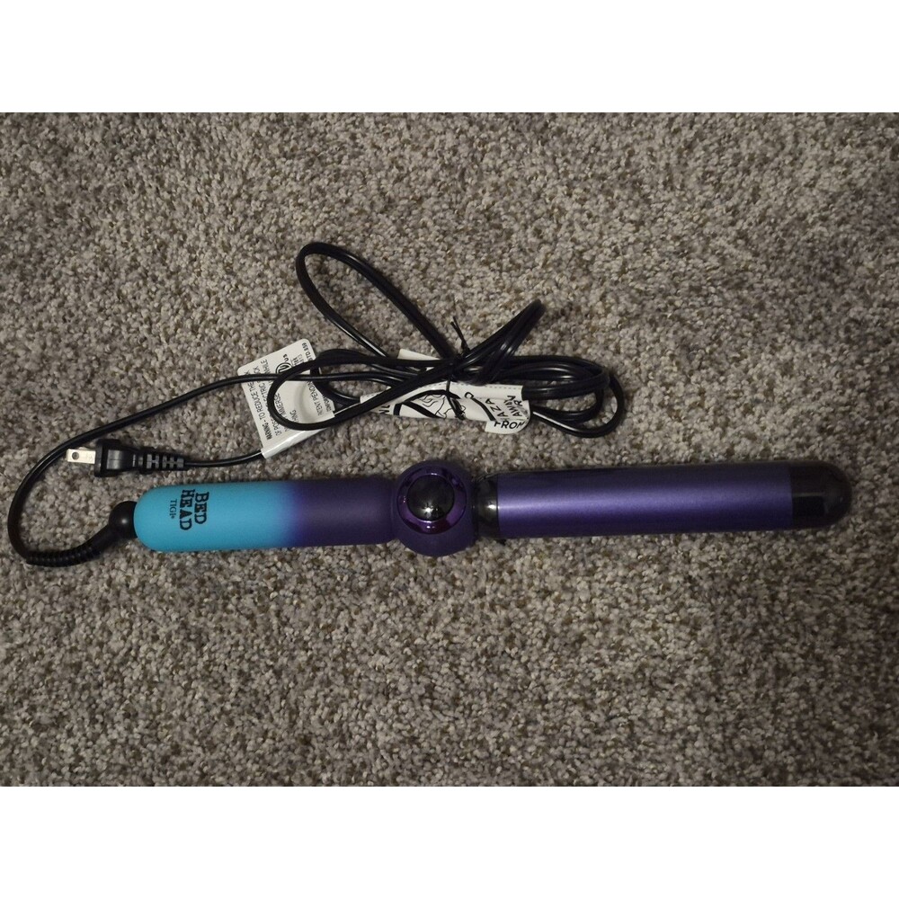 Bed Head Rough Volume Digital Hair Curling Wand 1-1/4 in Fast Heat Up